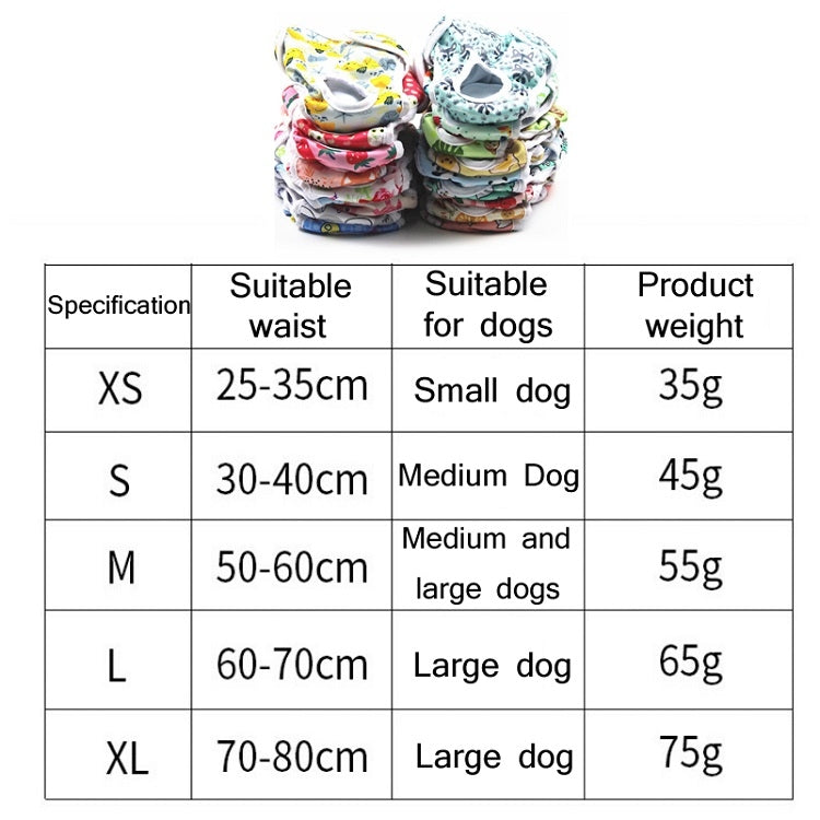 Female Dog Physiological Pants Dog Estrus Anti-Harassment Pants, XL