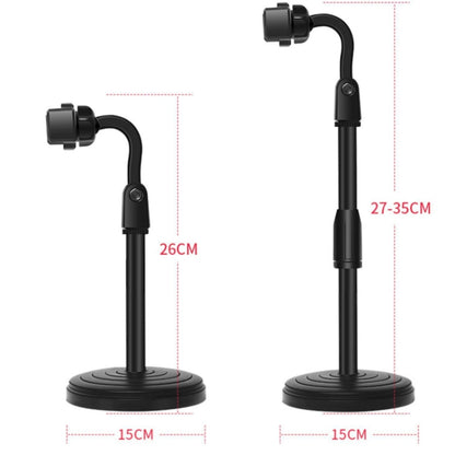4 PCS Desktop Stand Mobile Phone Tablet Live Broadcast Stand Telescopic Disc Stand, 4 PCS