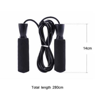 2.8m Special Foam Skipping Rope For Student Exams Outdoor Fitness Skipping Rope, 2.8m Skipping Rope(Black), 2.8m Skipping Rope(Rose Red), 7 PCS 2.8m Skipping Rope(Blue), 2.8m Skipping Rope(Green)