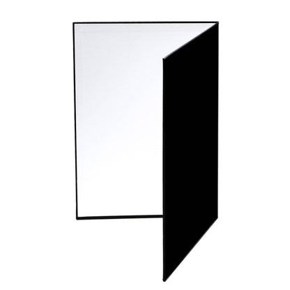 2 PCS 3-in-1 Reflective Board White + Black + Silver A4 Cardboard Folding Light Diffuser Board, 3-in-1 A4 Cardboard