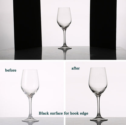 2 PCS 3-in-1 Reflective Board White + Black + Silver A4 Cardboard Folding Light Diffuser Board, 3-in-1 A4 Cardboard
