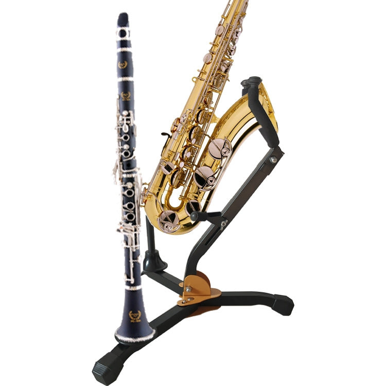 Saxophone Bracket Folding Elbow Flute Clarinet Clarinet Hanger, 2 Flute / Black Pipe Bracket, 1 Flute / Black Tube Bracket, Ordinary Saxophone Bracket