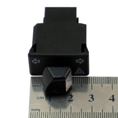 10pcs Motorcycle Electric Scooter Steering Double Flashing Switch, Double Flashing Switch