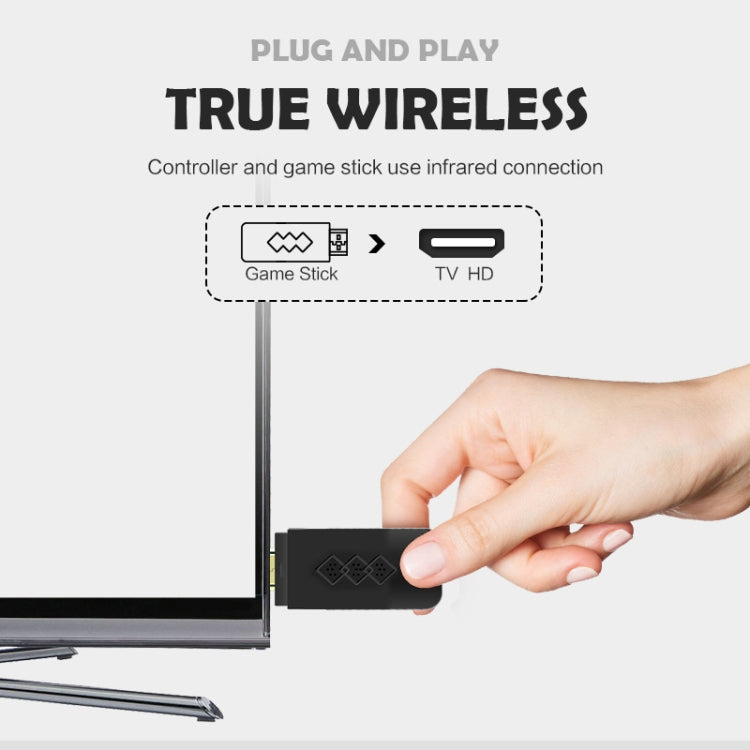 Mini Wireless Doubles HD TV Game Machine, Y2 FIT Somatosensory Version (830 Games)