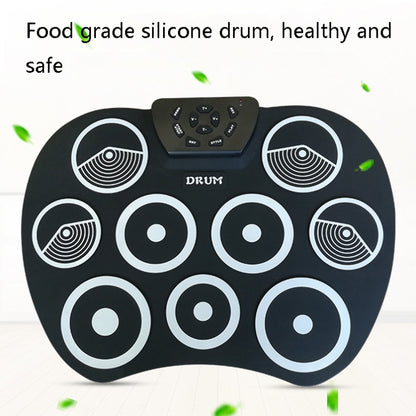 Silicone Folding Portable Hand-Rolled Drum DTX Game Strike Board, G801 White, G801 Yellow, G800 Red, G800 Yellow