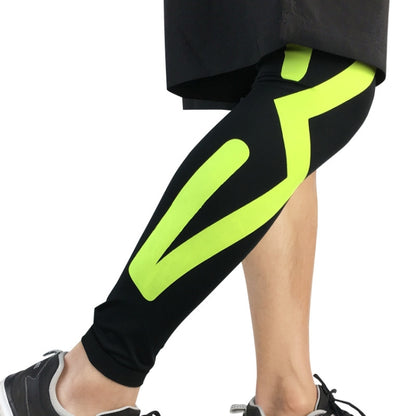 1pair  Sports Knee Pads Compression Elastic Protective Thigh And Calve Cover, M (Black / Gray), L  (Black / Gray), XL  (Black / Gray), M (Black / Green), L (Black / Green), XL (Black / Green), M (Black / Red), L (Black / Red), XL (Black / Red)