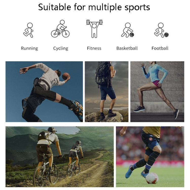 Sports Spring Supported Knee Brace Compression Protection Patella Riding Protective Gear, One Size, Patella Riding Protective Gear(Black / Gray), Patella Riding Protective Gear(Black / Orange), Patella Riding Protective Gear(Black / Red)