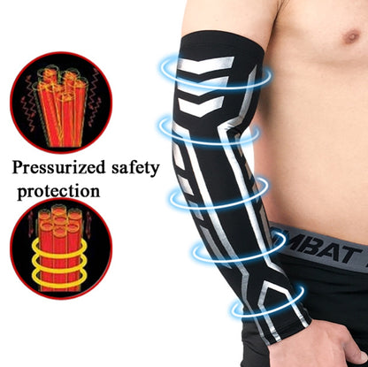 Sports Wrist Guard Arm Sleeve Outdoor Basketball Badminton Fitness Running Sports Protective Gear, M (Black), L (Black), XL (Black), M (White), L  (White), XL  (White), M (Red), L (Red), XL (Red), M (Blue), L (Blue), XL (Blue), M (Fluorescent Green)