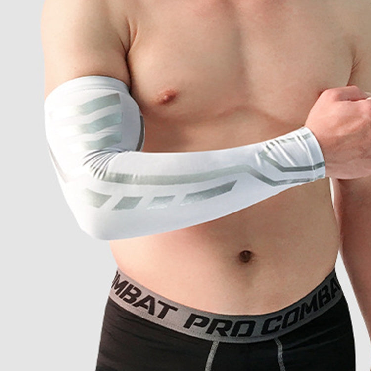 Sports Wrist Guard Arm Sleeve Outdoor Basketball Badminton Fitness Running Sports Protective Gear, M (Black), L (Black), XL (Black), M (White), L  (White), XL  (White), M (Red), L (Red), XL (Red), M (Blue), L (Blue), XL (Blue), M (Fluorescent Green)