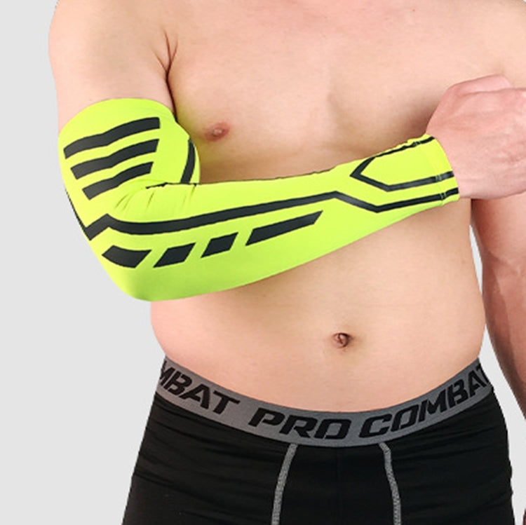 Sports Wrist Guard Arm Sleeve Outdoor Basketball Badminton Fitness Running Sports Protective Gear, M (Black), L (Black), XL (Black), M (White), L  (White), XL  (White), M (Red), L (Red), XL (Red), M (Blue), L (Blue), XL (Blue), M (Fluorescent Green)