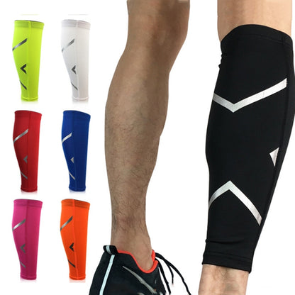 1 Pair Sports Breathable Compression Calf Sleeves Riding Running Protective Gear, Spec: M (Black), M (Black), L (Black), XL (Black), M (White), L (White), XL (White), M (Fluorescent Green), L (Fluorescent Green), XL (Fluorescent Green), M (Red), L (Red...