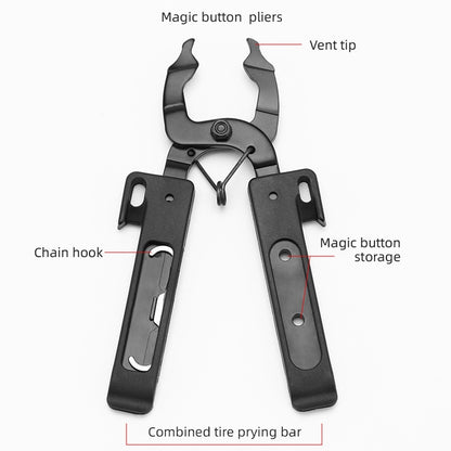 Chain Magic Buckle Pliers Bicycle Portable Plastic Tire Stick, Chain Magic Buckle Pliers