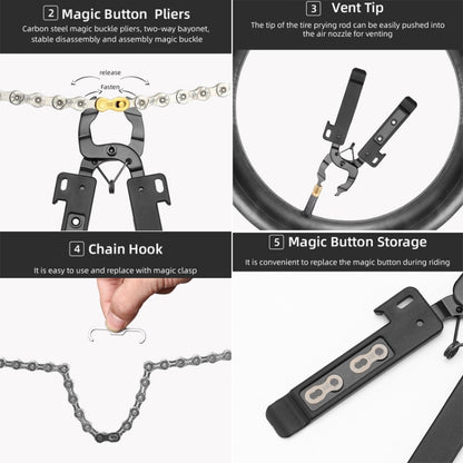 Chain Magic Buckle Pliers Bicycle Portable Plastic Tire Stick, Chain Magic Buckle Pliers