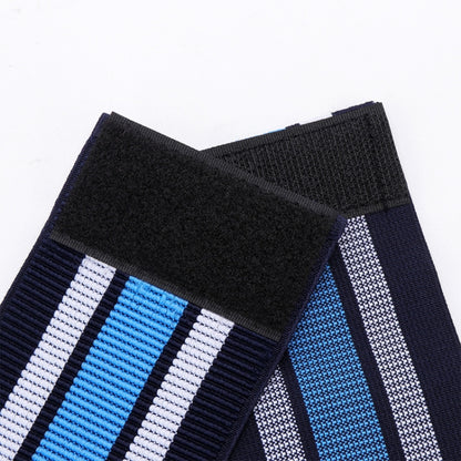 2pcs Mountain Bike Bicycle Outdoor Cycling Belt Striped Legs With Elastic Band, Cycling Belt (Blue)