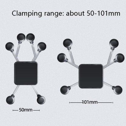 Metal Six Claw Cycling Mobile Phone Bracket Bicycle Motorcycle Electric Car Mobile Phone Bracket, Handle Installation, Rearview Mirror Installation