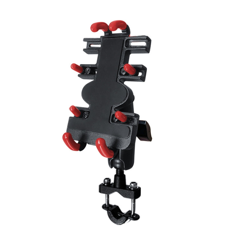 Motorcycle Metal Navigation Mobile Phone Bracket,Style:, Rearview Mirror Installation (Anti-theft), Rearview Mirror Installation (Hand Twist), Thin Tube Fixation (Anti-theft), Thin Tube Fixation (Hand Twist), Handle Installation (Anti-theft)