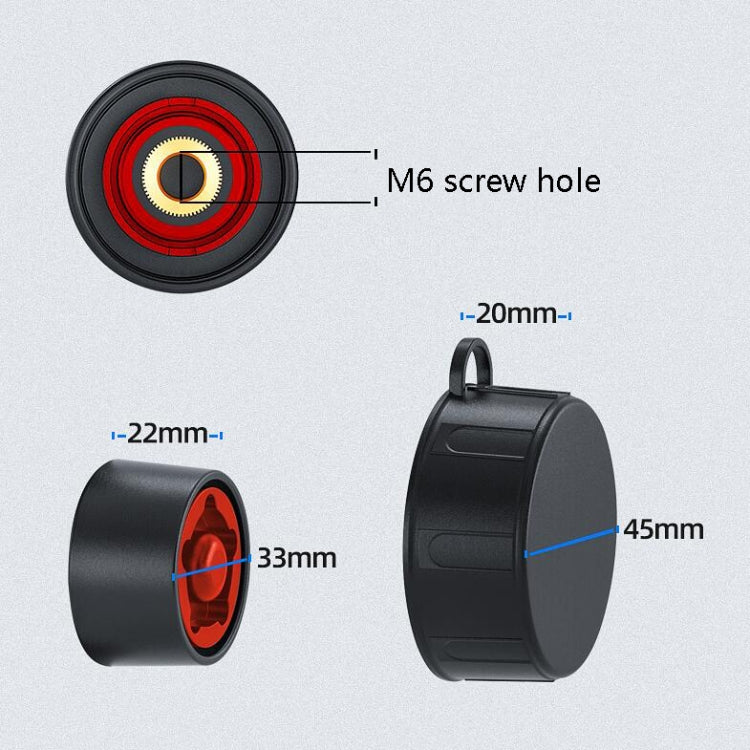 Bike Bracket Anti-Theft Fittings M6 Five-Star Anti-Theft Nut, Anti-Theft Nut
