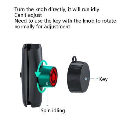 Bike Bracket Anti-Theft Fittings M6 Five-Star Anti-Theft Nut, Anti-Theft Nut