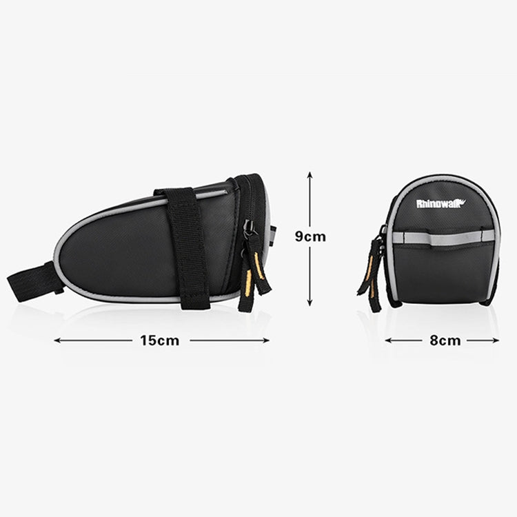 Rhinowalk T604 Light Bike Saddle Tail Bag Bicycle Mountain Bike Mini Tool Storage Bag, T604