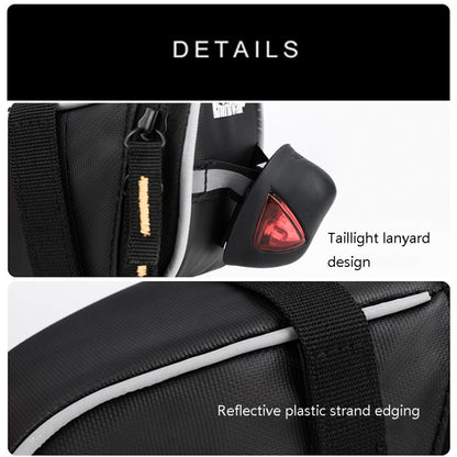 Rhinowalk T604 Light Bike Saddle Tail Bag Bicycle Mountain Bike Mini Tool Storage Bag, T604