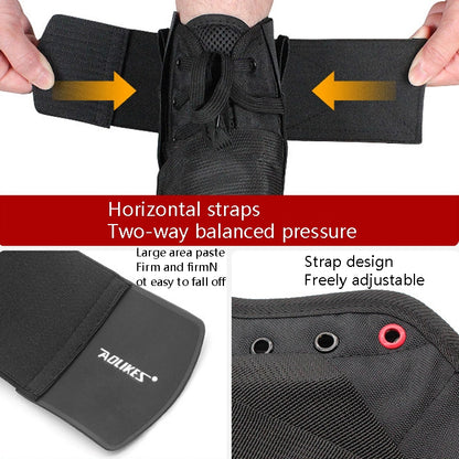AOLIKES HH-7138 Eight-Shaped Strap Support Ankle Support Ankle Sports Anti-Sprain Protective Gear, S (36.5-39), M (39-42), L (42-44), XL (44-46 )