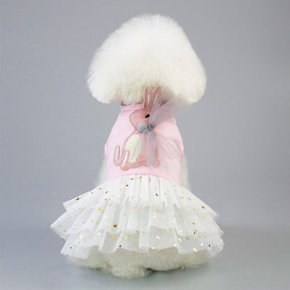 Pet Clothing Dog Skirt Cat Spring And Summer Rabbit Skirt, XS, S, L, XL, M