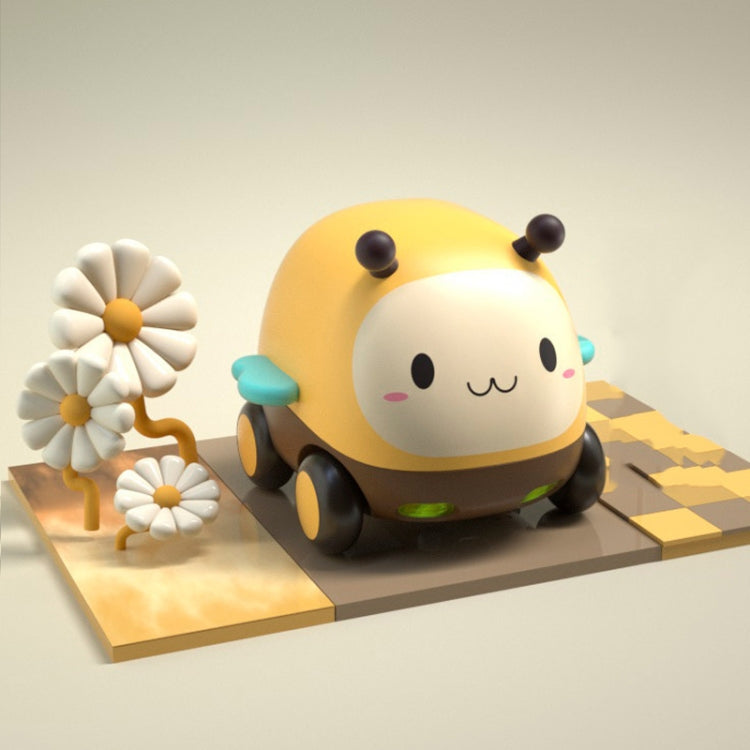 Cartoon Cute Pet Pull Back Car Children Mini Puzzle Inertia Car Toy, Bee, Dinosaur, Rhino, Deer, Puppy, Whale
