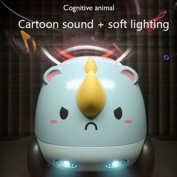 Cartoon Cute Pet Pull Back Car Children Mini Puzzle Inertia Car Toy, Bee, Dinosaur, Rhino, Deer, Puppy, Whale