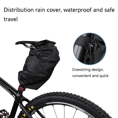 Rhinowalk X21557  Bicycle Rainproof Tail Bag Large Capacity Folding Road Bike Riding Backpack, X21557