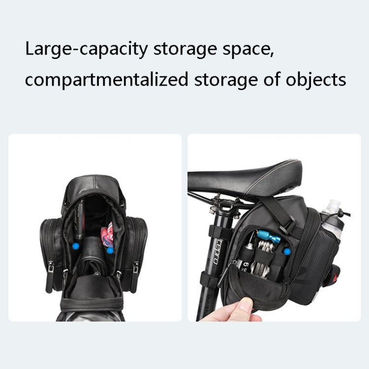 Rhinowalk X21557  Bicycle Rainproof Tail Bag Large Capacity Folding Road Bike Riding Backpack, X21557
