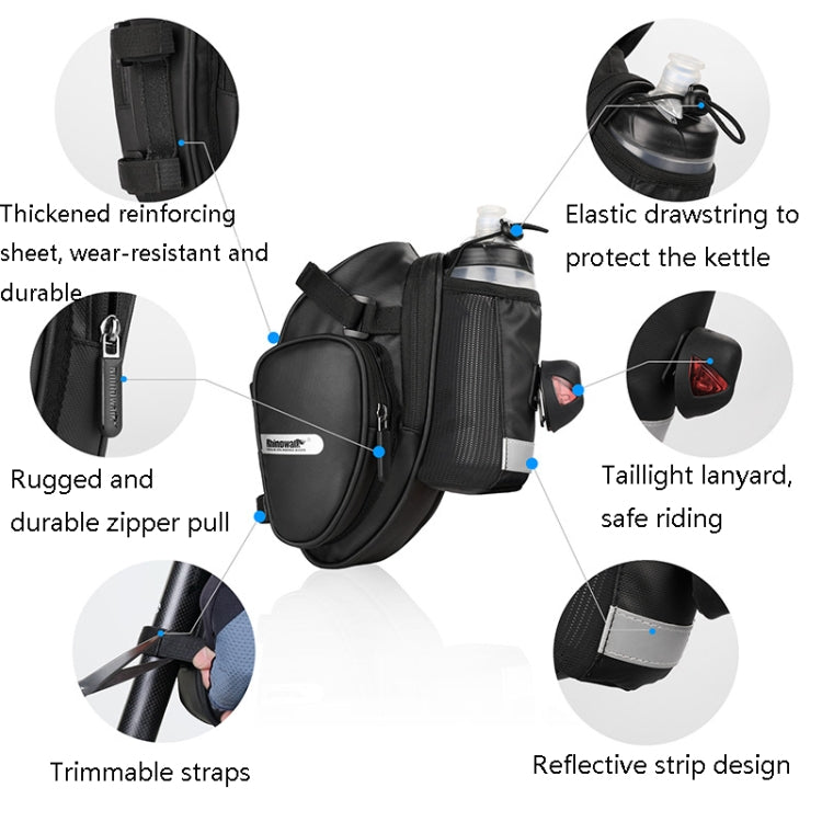 Rhinowalk X21557  Bicycle Rainproof Tail Bag Large Capacity Folding Road Bike Riding Backpack, X21557
