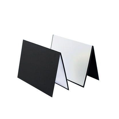 2 PCS Photography Folded Thickening A4 Cardboard Folding Light Diffuser Board, A4 Cardboard Silver, A4 Cardboard Gold