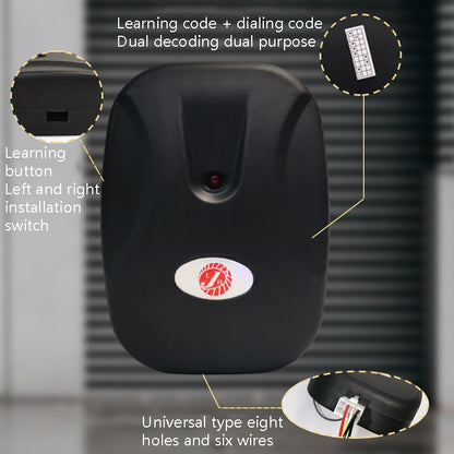 Electric Garage Door Controller Rolling Door Roll Gate Remote Control Plug-Chain Motor Receiver, without Cable