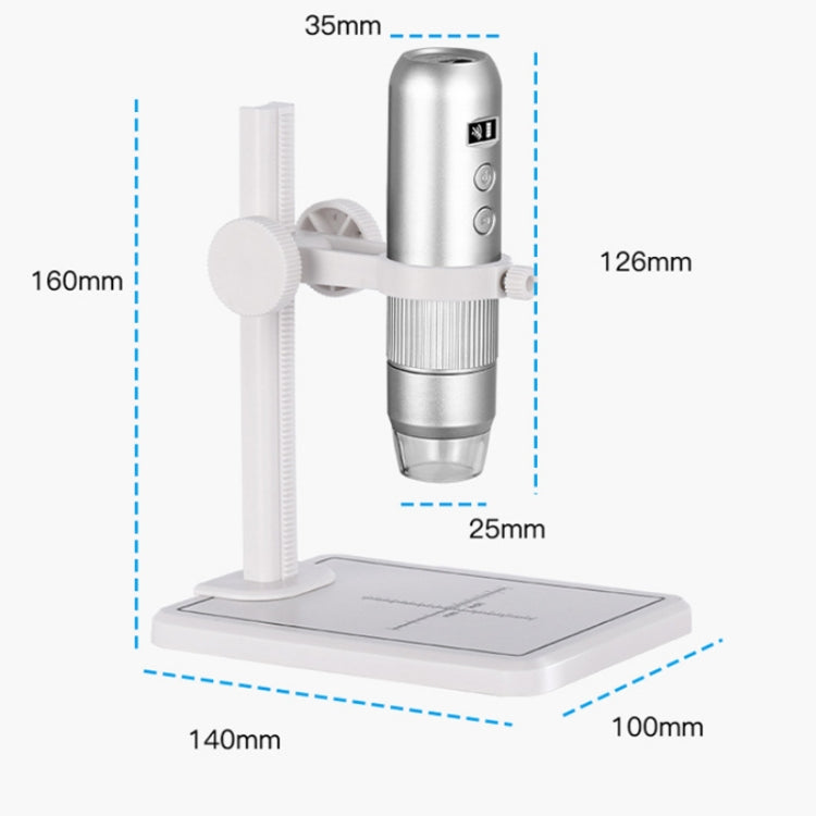 WIFI Wireless Electron Microscope 1080P HD Digital Maintenance Inspection Magnifying Glass