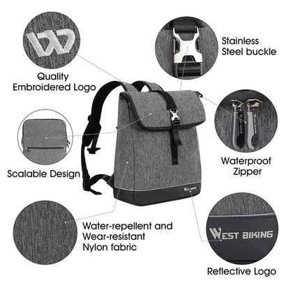 WEST BIKING YP0707259 Bicycle Riding Shelf Bags Camel Bag Multi-Function Mountain Bike Computer Backpack, WEST BIKING YP0707259