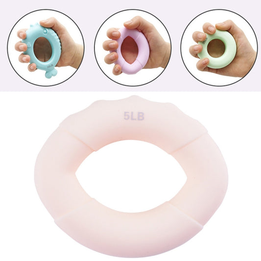 Children Grip Ring Finger Strength Training Finger Power Device, Specification: 5LB (Finite Orange Pink), 5LB (Finite Orange Pink), 15LB (Finite Light Blue), 25LB (Finite Light Purple), 35LB (Finite Light Green), 5LB (Olive Orange Pink)