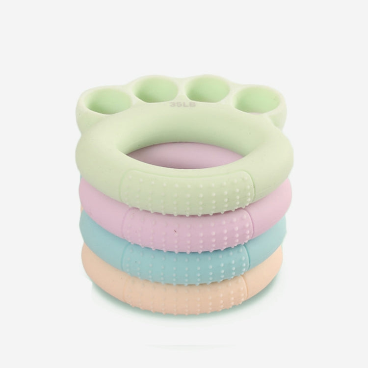 Children Grip Ring Finger Strength Training Finger Power Device, Specification: 5LB (Finite Orange Pink), 5LB (Finite Orange Pink), 15LB (Finite Light Blue), 25LB (Finite Light Purple), 35LB (Finite Light Green), 5LB (Olive Orange Pink)