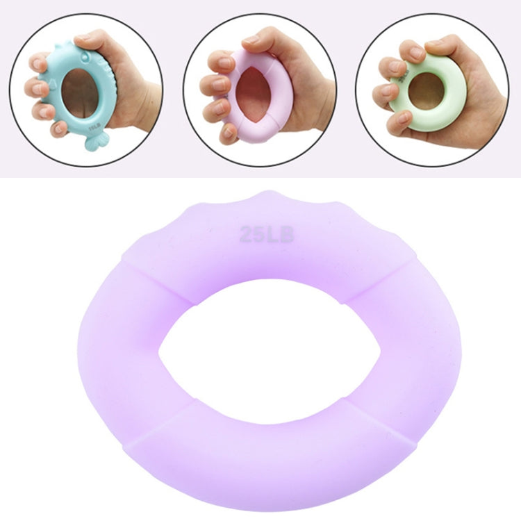 Children Grip Ring Finger Strength Training Finger Power Device, Specification: 5LB (Finite Orange Pink), 5LB (Finite Orange Pink), 15LB (Finite Light Blue), 25LB (Finite Light Purple), 35LB (Finite Light Green), 5LB (Olive Orange Pink)