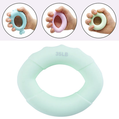 Children Grip Ring Finger Strength Training Finger Power Device, Specification: 5LB (Finite Orange Pink), 5LB (Finite Orange Pink), 15LB (Finite Light Blue), 25LB (Finite Light Purple), 35LB (Finite Light Green), 5LB (Olive Orange Pink)