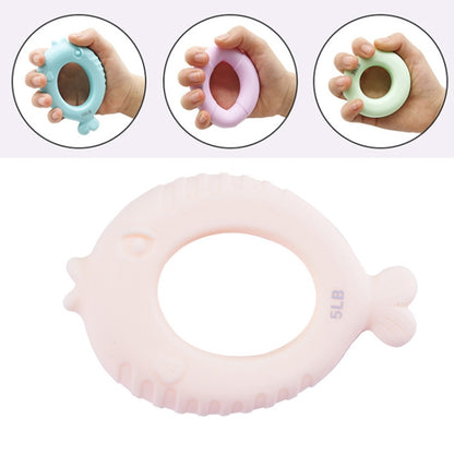 Children Grip Ring Finger Strength Training Finger Power Device, Specification: 5LB (Finite Orange Pink), 5LB (Finite Orange Pink), 15LB (Finite Light Blue), 25LB (Finite Light Purple), 35LB (Finite Light Green), 5LB (Olive Orange Pink)