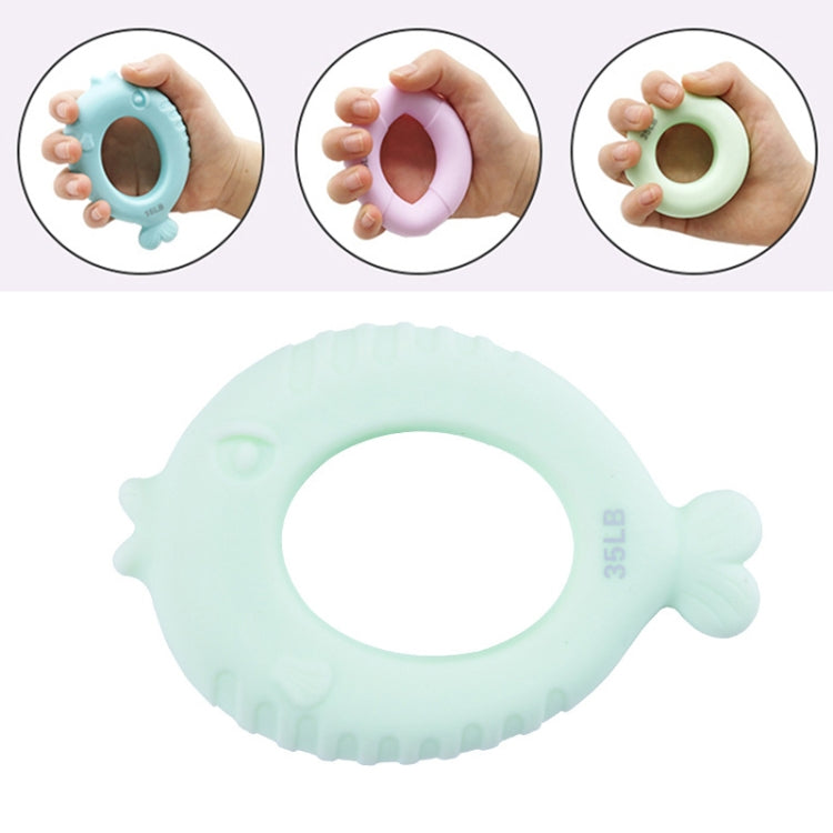 Children Grip Ring Finger Strength Training Finger Power Device, Specification: 5LB (Finite Orange Pink), 5LB (Finite Orange Pink), 15LB (Finite Light Blue), 25LB (Finite Light Purple), 35LB (Finite Light Green), 5LB (Olive Orange Pink)