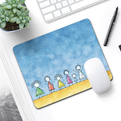 6 PCS Non-Slip Mouse Pad Thick Rubber Mouse Pad, Size: 21 X 26cm, Gift Of Love, Tea Cup Kitten, Colorful Flowers, Big Head, Stunning Pig, Fighting Dog, Blind Eye Cat, Starry Sky, Apricot Flower, Shy Kitten, Black White Circle, Garland Rabbit...