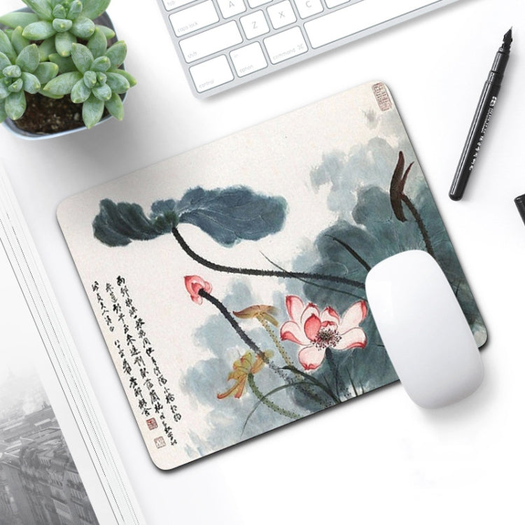 6 PCS Non-Slip Mouse Pad Thick Rubber Mouse Pad, Size: 21 X 26cm, Gift Of Love, Tea Cup Kitten, Colorful Flowers, Big Head, Stunning Pig, Fighting Dog, Blind Eye Cat, Starry Sky, Apricot Flower, Shy Kitten, Black White Circle, Garland Rabbit...