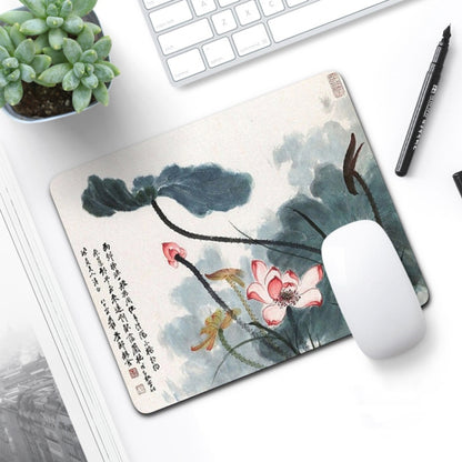 6 PCS Non-Slip Mouse Pad Thick Rubber Mouse Pad, Size: 21 X 26cm, Gift Of Love, Tea Cup Kitten, Colorful Flowers, Big Head, Stunning Pig, Fighting Dog, Blind Eye Cat, Starry Sky, Apricot Flower, Shy Kitten, Black White Circle, Garland Rabbit...