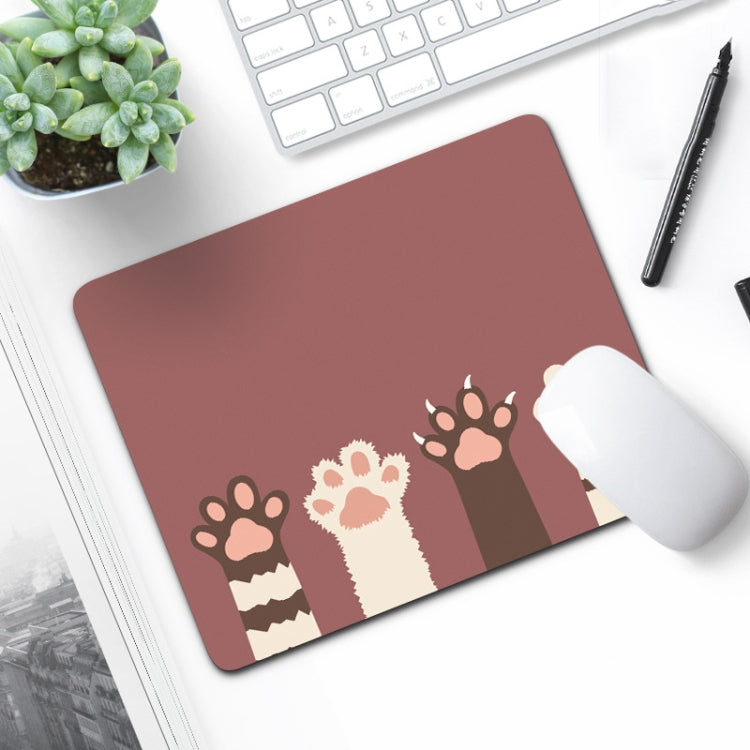 6 PCS Non-Slip Mouse Pad Thick Rubber Mouse Pad, Size: 21 X 26cm, Gift Of Love, Tea Cup Kitten, Colorful Flowers, Big Head, Stunning Pig, Fighting Dog, Blind Eye Cat, Starry Sky, Apricot Flower, Shy Kitten, Black White Circle, Garland Rabbit...