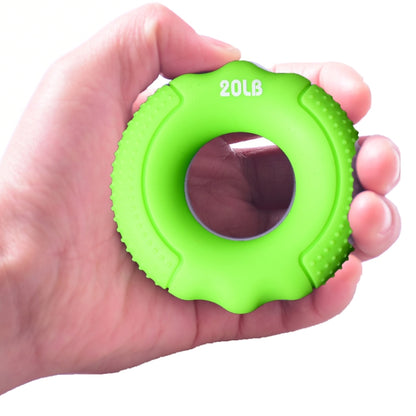 Silicone Gripper Finger Exercise Grip Ring, Specification: 60LB(Dot Orange), 20LB (Dot Green), 40LB (Dot Blue), 60LB(Dot Orange), 80LB(Dot Purple), 100LB (Dot Gray), 30LB (General Yellow), 40LB (General Rose Red), Universal point of 50LB blue