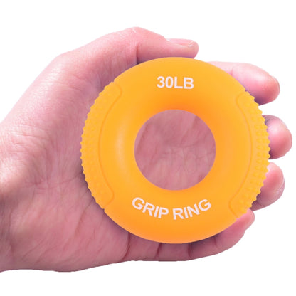 Silicone Gripper Finger Exercise Grip Ring, Specification: 60LB(Dot Orange), 20LB (Dot Green), 40LB (Dot Blue), 60LB(Dot Orange), 80LB(Dot Purple), 100LB (Dot Gray), 30LB (General Yellow), 40LB (General Rose Red), Universal point of 50LB blue