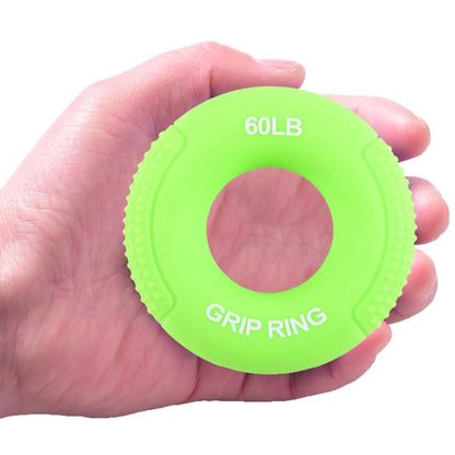 Silicone Gripper Finger Exercise Grip Ring, Specification: 60LB(Dot Orange), 20LB (Dot Green), 40LB (Dot Blue), 60LB(Dot Orange), 80LB(Dot Purple), 100LB (Dot Gray), 30LB (General Yellow), 40LB (General Rose Red), Universal point of 50LB blue