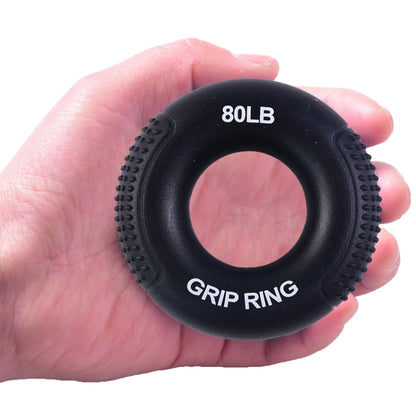 Silicone Gripper Finger Exercise Grip Ring, Specification: 60LB(Dot Orange), 20LB (Dot Green), 40LB (Dot Blue), 60LB(Dot Orange), 80LB(Dot Purple), 100LB (Dot Gray), 30LB (General Yellow), 40LB (General Rose Red), Universal point of 50LB blue
