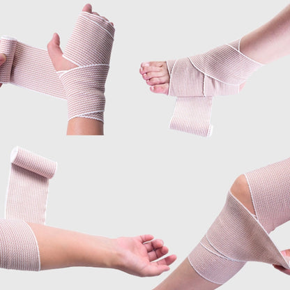 Repetitive Self-Adhesive Compression Exercise Protective Vein Bandage And Fixed High-Elastic Bandage, After Stretching 2M, After Stretching 4.5M
